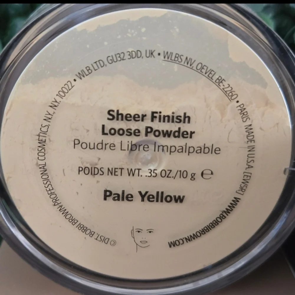 ​✨ Bobbi Brown Sheer Finish Loose Powder • PALE YELLOW 1 • Full Size • NIB ✨